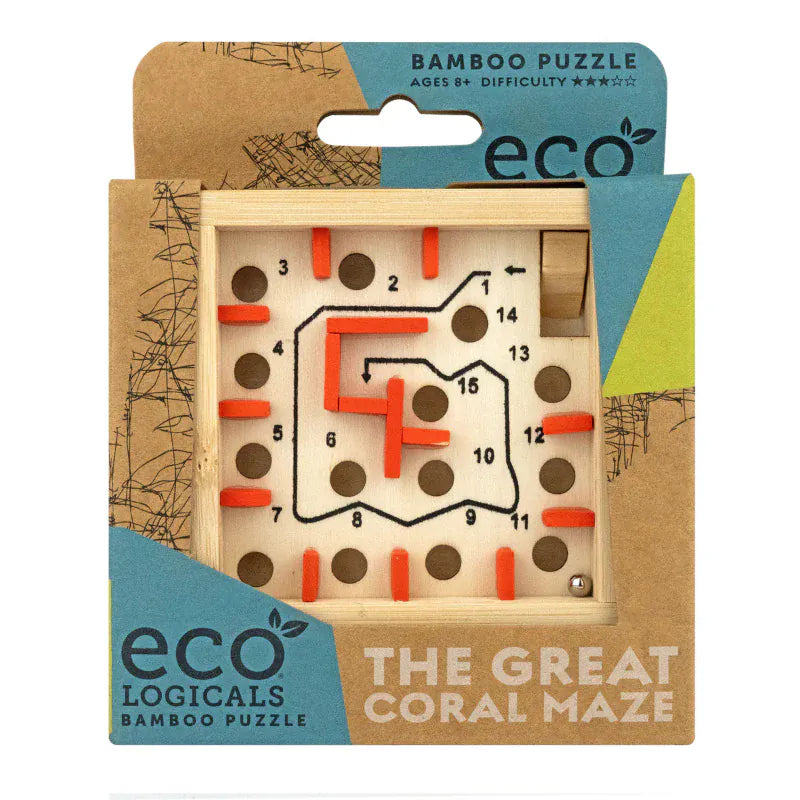 Project Genius Brain Teaser Games The Great Coral Maze Puzzle