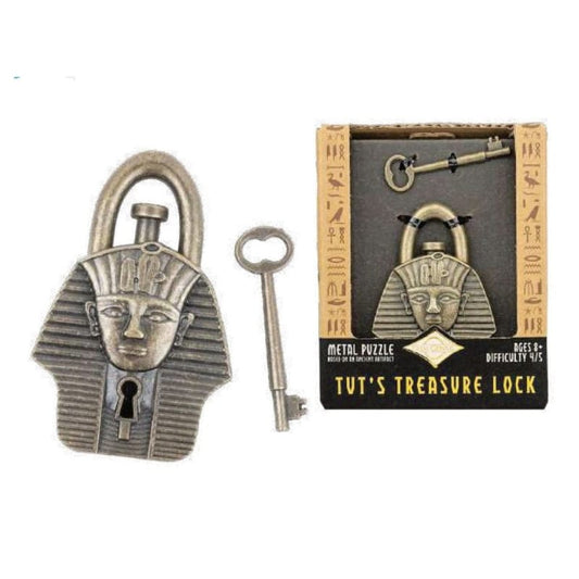 Project Genius Brain Teaser Games Tut's Treasure Lock