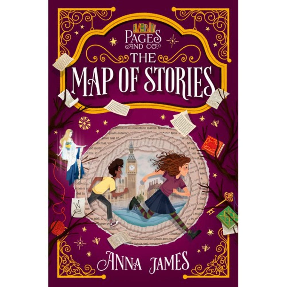 Puffin Books Paperback Books Pages & Co. - The Map of Stories (Book #3)