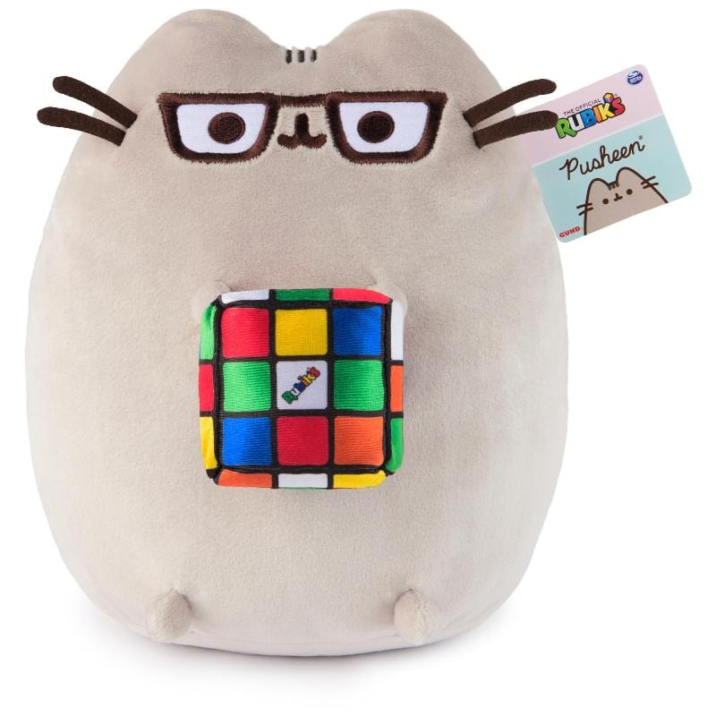 Pusheen Plush Cats Default Pusheen w/Rubik's Cube