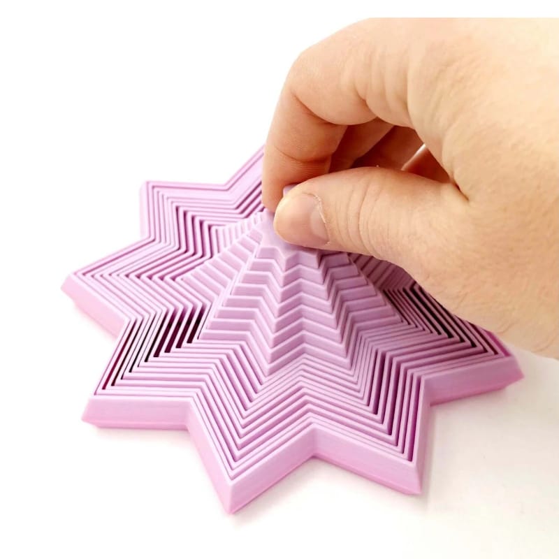 Pye Games Fidget Toys Collapsing Star Fidget (Assorted Colors)
