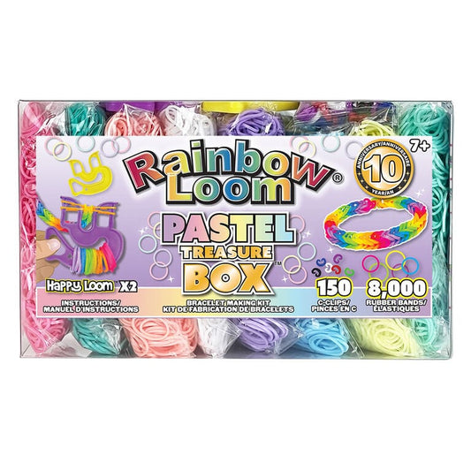 Rainbow Loom Art & Craft Jewelry Activity Kits Default Rainbow Loom - Pastels Treasure Box