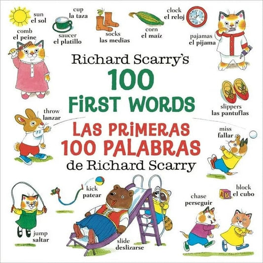 Random House Bilingual Books Richard Scarry's 100 First Words / Las primeras 100 palabras de Richard Scarry