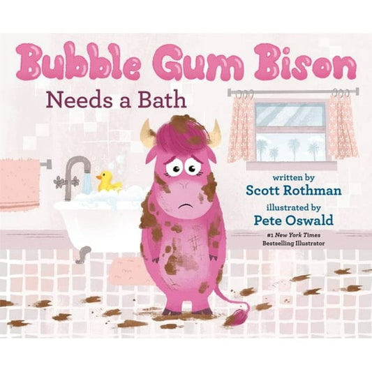 Random House Hardcover Books Default Bubble Gum Bison Needs a Bath