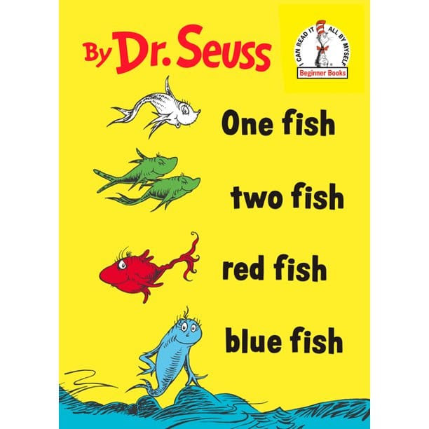Random House Hardcover Books Dr. Seuss: One Fish Two Fish Red Fish Blue Fish