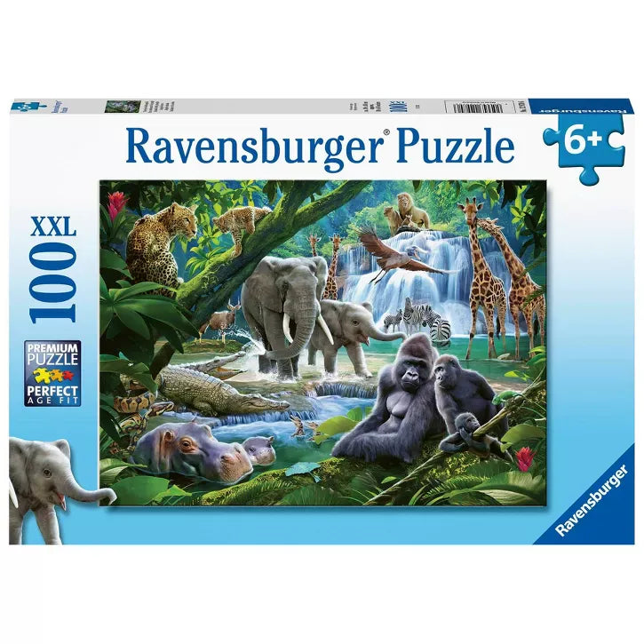 Ravensburger 100 Piece Puzzles Jungle Animals - 100 Piece Puzzle
