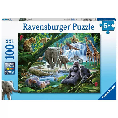Ravensburger 100 Piece Puzzles Jungle Animals - 100 Piece Puzzle
