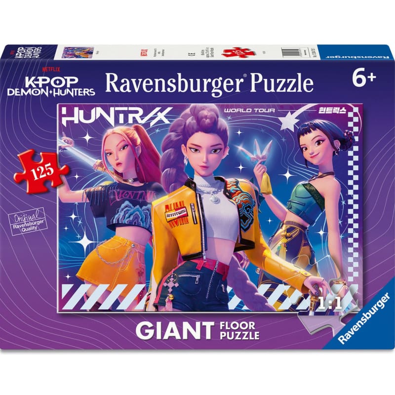 Ravensburger 100 Piece Puzzles KPop Demon Hunters - KPop-Style Giant 125 Piece Puzzle