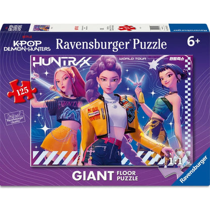 Ravensburger 100 Piece Puzzles KPop Demon Hunters - KPop-Style Giant 125 Piece Puzzle