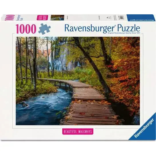 Ravensburger 1000 Piece Puzzles Autumnal Wooden Trail 1000 Piece Puzzle