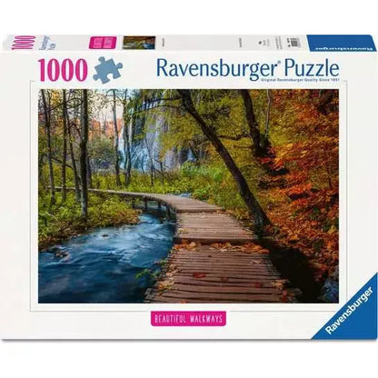 Ravensburger 1000 Piece Puzzles Autumnal Wooden Trail 1000 Piece Puzzle