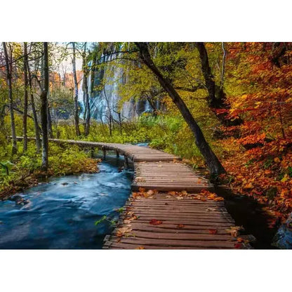 Ravensburger 1000 Piece Puzzles Autumnal Wooden Trail 1000 Piece Puzzle