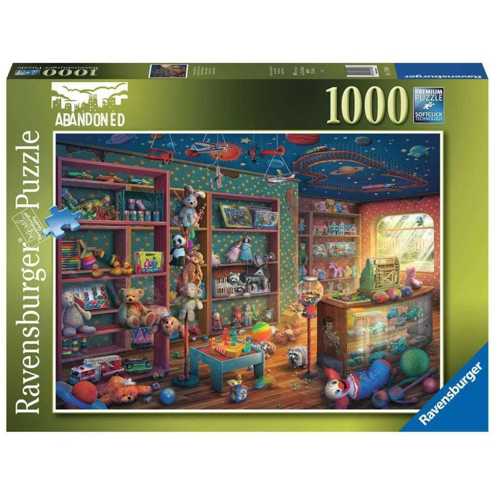 Ravensburger 1000 Piece Puzzles Default Abandoned Places: Tattered Toy Store 1000 Piece Puzzle