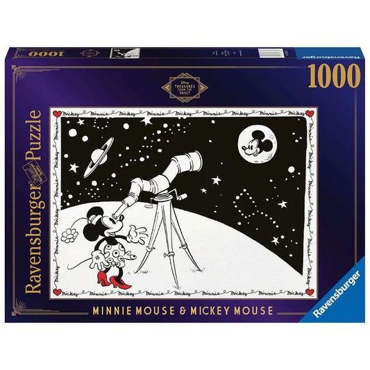 Ravensburger 1000 Piece Puzzles Default Disney Vault: Minnie & Mickey Sweethearts 1000 Piece Puzzle