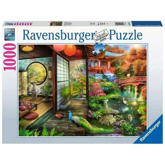 Ravensburger 1000 Piece Puzzles Japanese Garden Teahouse 1000 Piece Puzzle