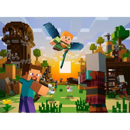 Ravensburger 150 Piece Puzzles Minecraft Construction and Adventure 150 Piece Puzzle