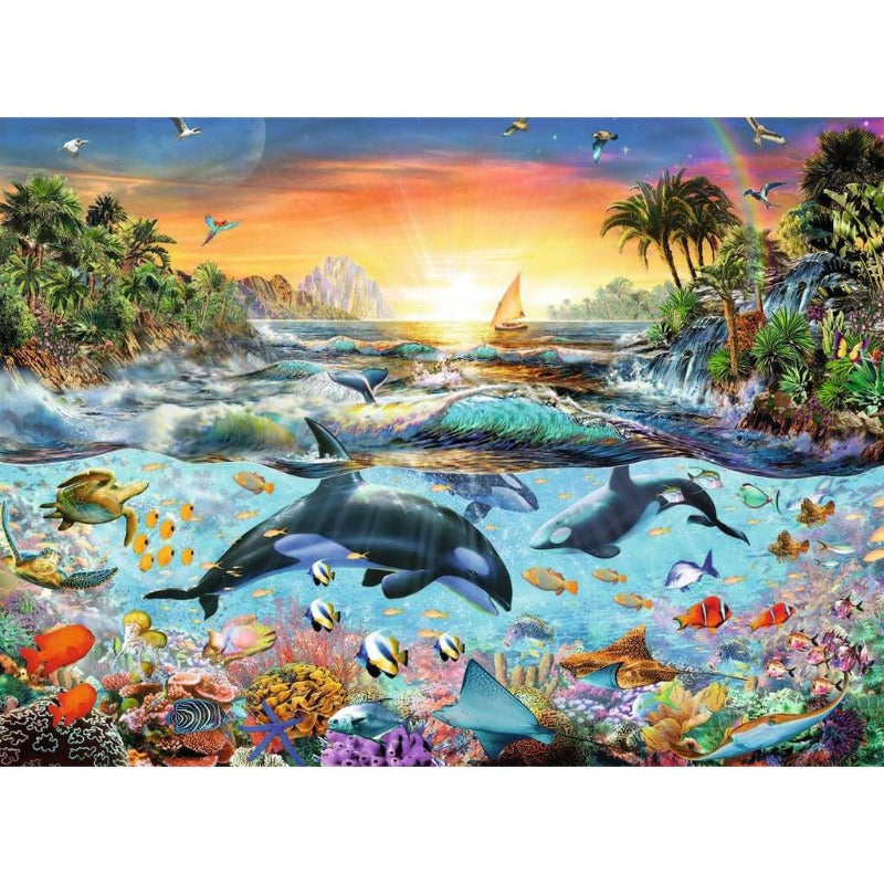 Ravensburger 200 Piece Puzzles Orca Paradise 200 Piece Puzzle