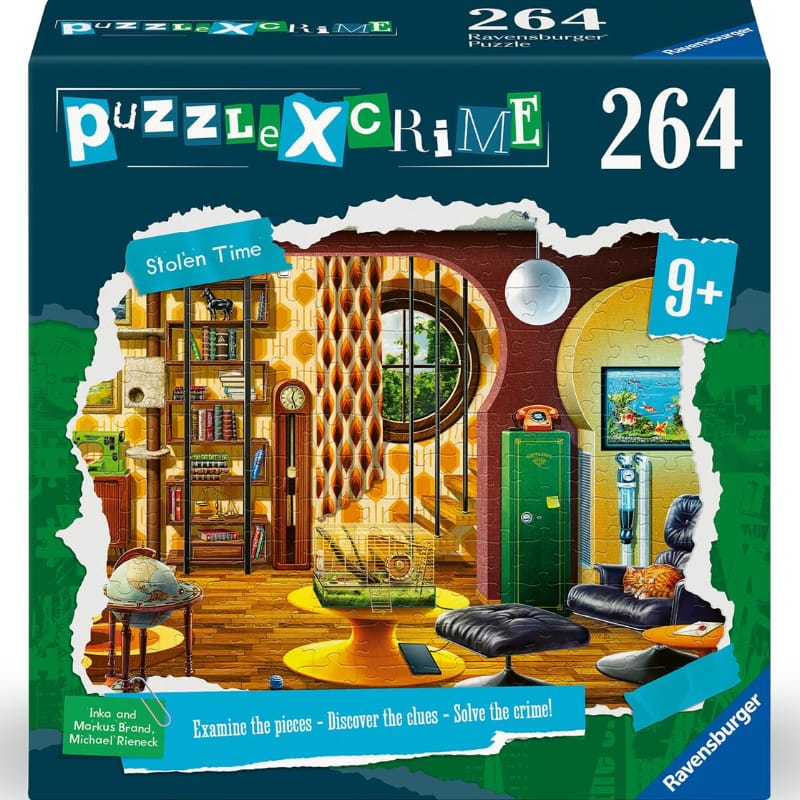 Ravensburger 200 Piece Puzzles Stolen Time 264 Piece Mystery Puzzle