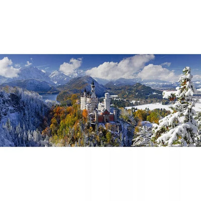 Ravensburger 2000 Piece Puzzles Neuschwanstein Castle 2000 Piece Panoramic Puzzle