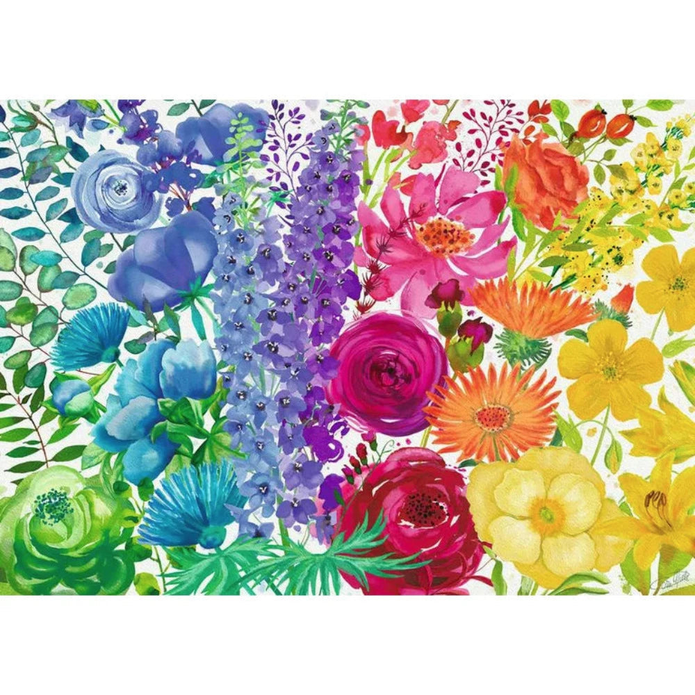 Ravensburger 300 Piece Puzzles Floral Rainbow 300 Piece Large Format Puzzle