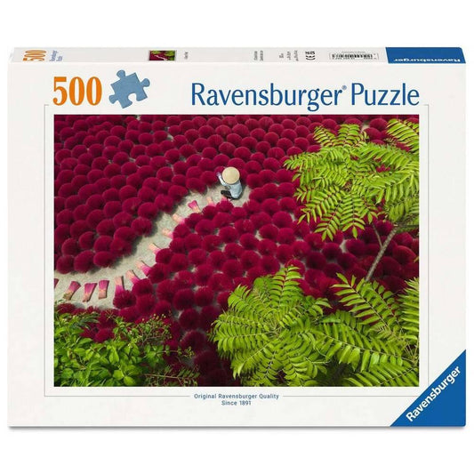 Ravensburger 500 Piece Puzzles A Sea of Red 500 Piece Puzzle