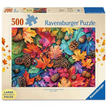 Ravensburger 500 Piece Puzzles Autumn Riches 500 Piece Large Format Puzzle