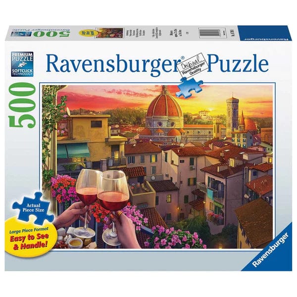 Ravensburger 500 Piece Puzzles Cozy Wine Terrace 500 Piece Large Format Puzzle