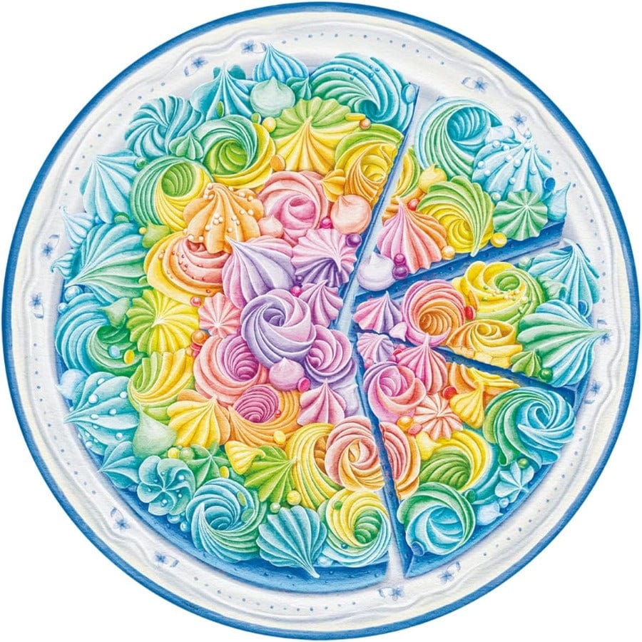 Ravensburger 500 Piece Puzzles Default Circle of Colors: Rainbow Cake 500 Piece Puzzle