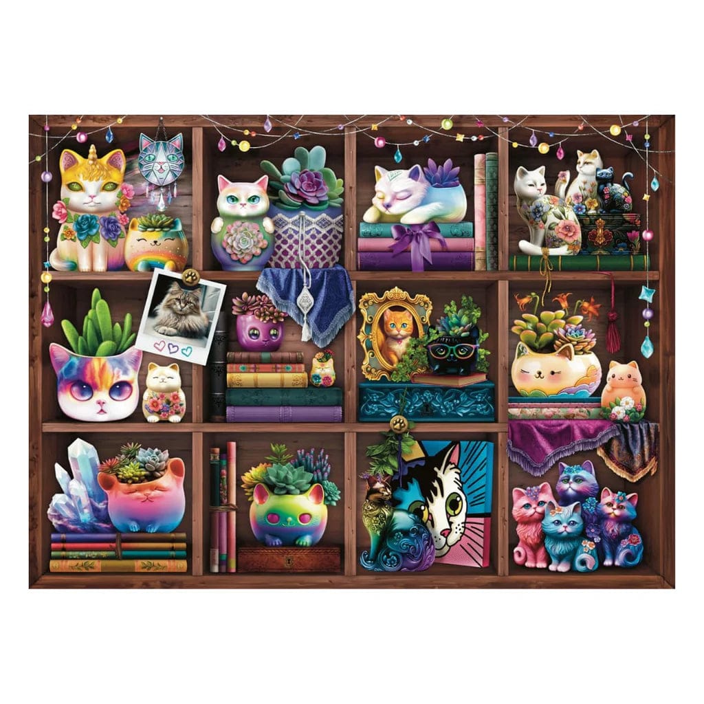 Ravensburger 500 Piece Puzzles Default Cubby Cats and Succulents 500 Piece Puzzle