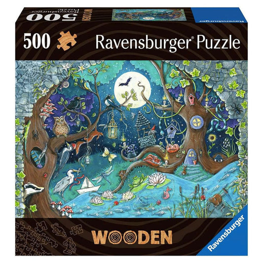Ravensburger 500 Piece Puzzles Default Fantasy Forest 500 Piece Wood Puzzle