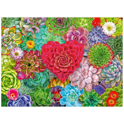 Ravensburger 500 Piece Puzzles Default Succulent Love 500 Piece Puzzle