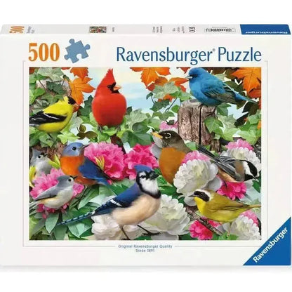Ravensburger 500 Piece Puzzles Garden Birds 500 Piece Puzzle