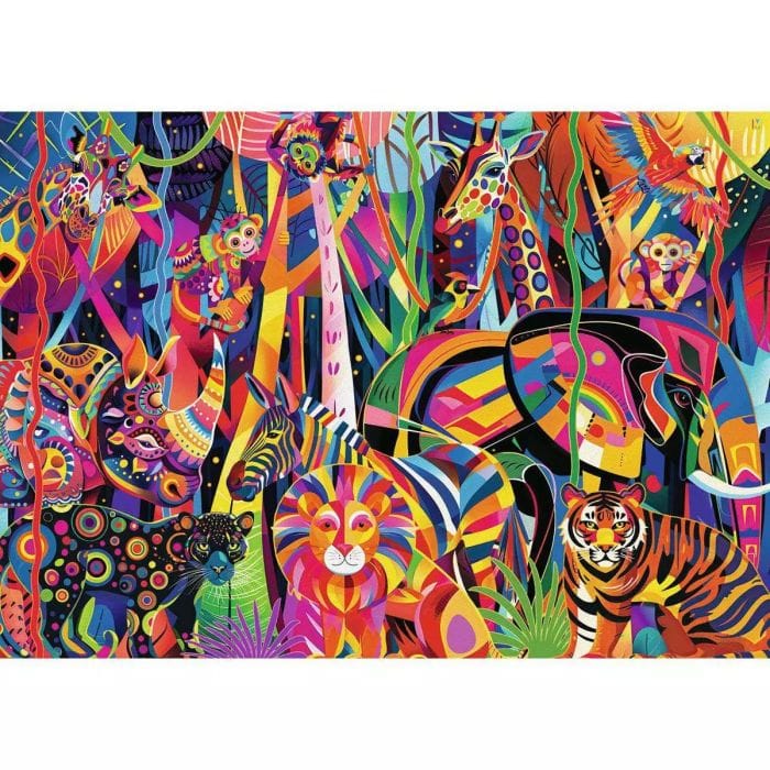 Ravensburger 500 Piece Puzzles Jeweled Jungle 500 Piece Large Format Puzzle