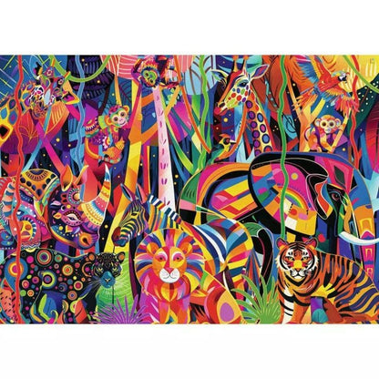 Ravensburger 500 Piece Puzzles Jeweled Jungle 500 Piece Large Format Puzzle