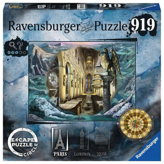 Ravensburger 900 Piece Puzzles Default Escape the Circle: Paris 919 Piece Puzzle