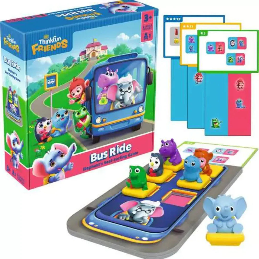 Ravensburger Brain Teaser Games ThinkFun Friends Bus Ride UPC