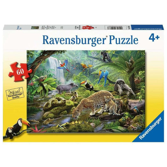 Ravensburger Floor Puzzles Default Rainforest Animals 60 Piece Puzzle