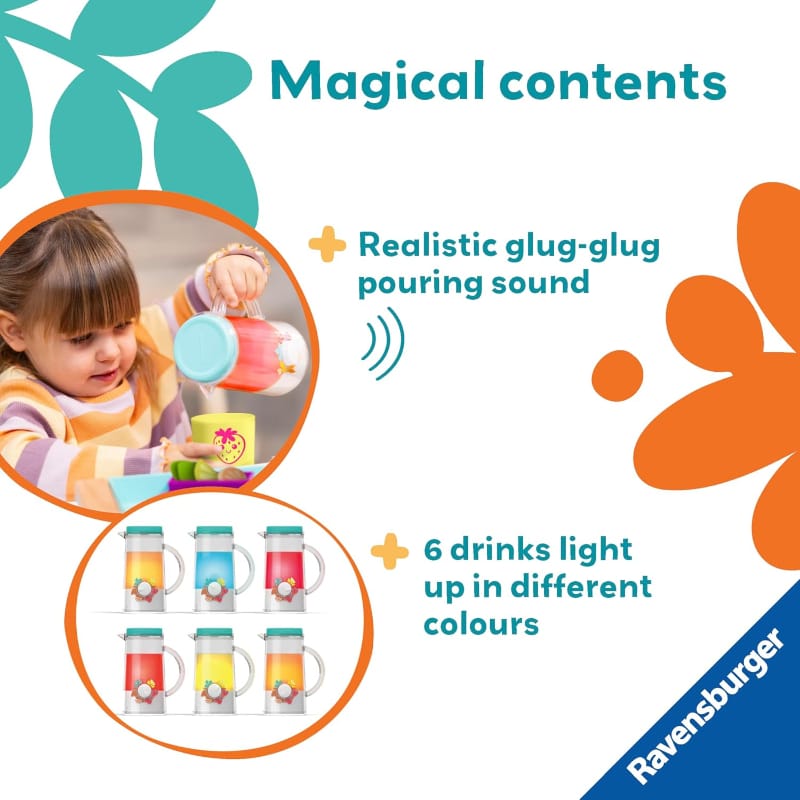 Ravensburger Pretend Food & Cooking Toys Cool Fresh Drinks Play Set