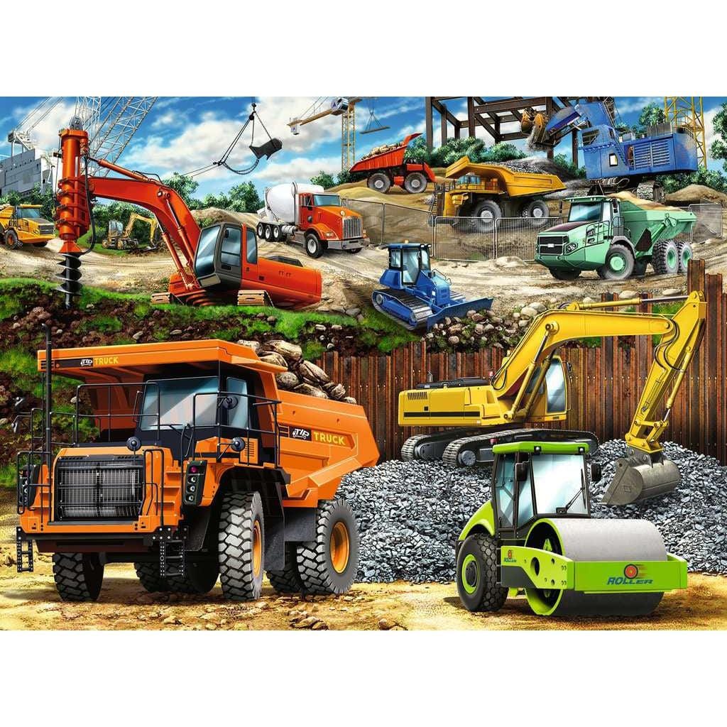 Ravensburger Puzzles Construction Vehicles 100 Piece Puzzle