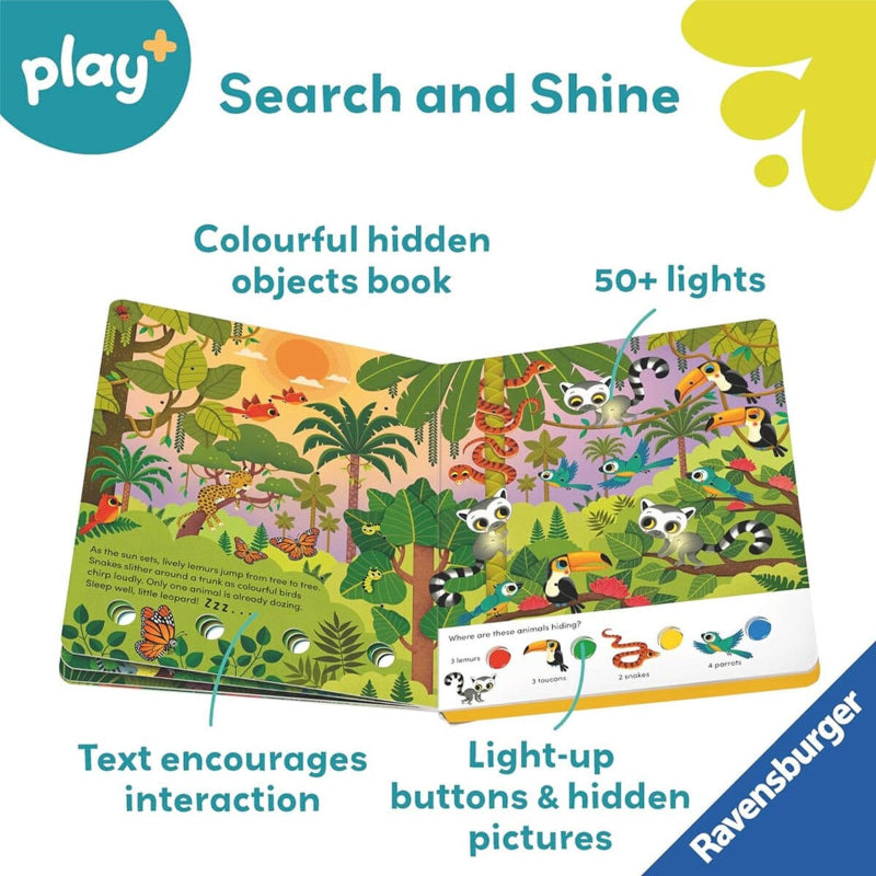 Ravensburger Search & Shine Books Search & Shine: In the Jungle