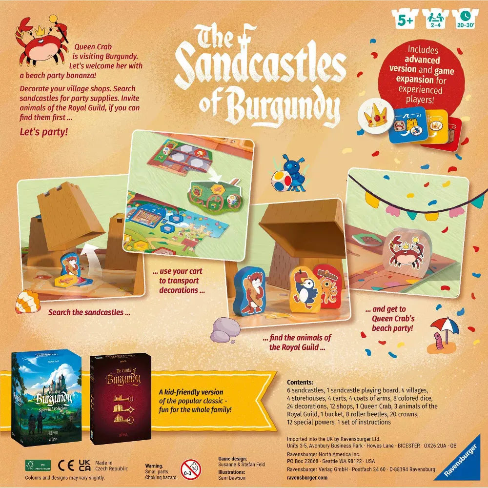 Ravensburger Strategy Games Sandcastles of Burgundy