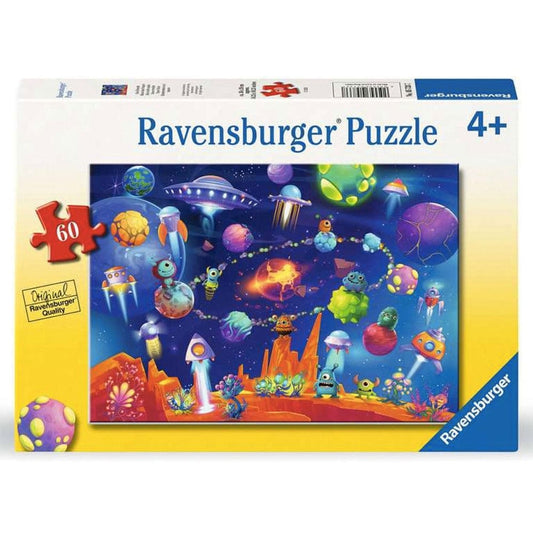 Ravensburger Under 100 Piece Puzzles Default Space Aliens 60 Piece Puzzle