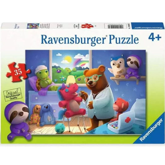 Ravensburger Under 100 Piece Puzzles Default Stuffed Animal Hospital 35 Piece Puzzle