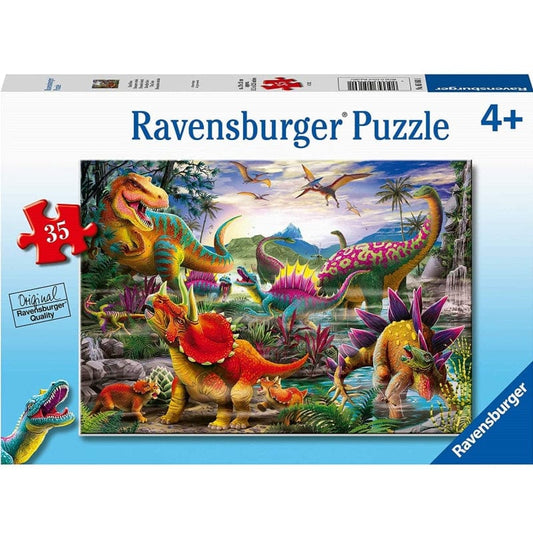 Ravensburger Under 100 Piece Puzzles T-Rex Terror 35 Piece Puzzle