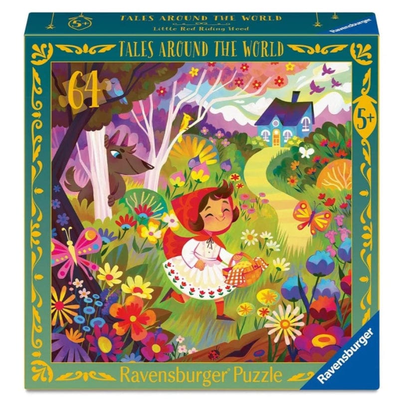 Ravensburger Under 100 Piece Puzzles Tales Around The World - Little Red Riding Hood 64 Piece Puzzle