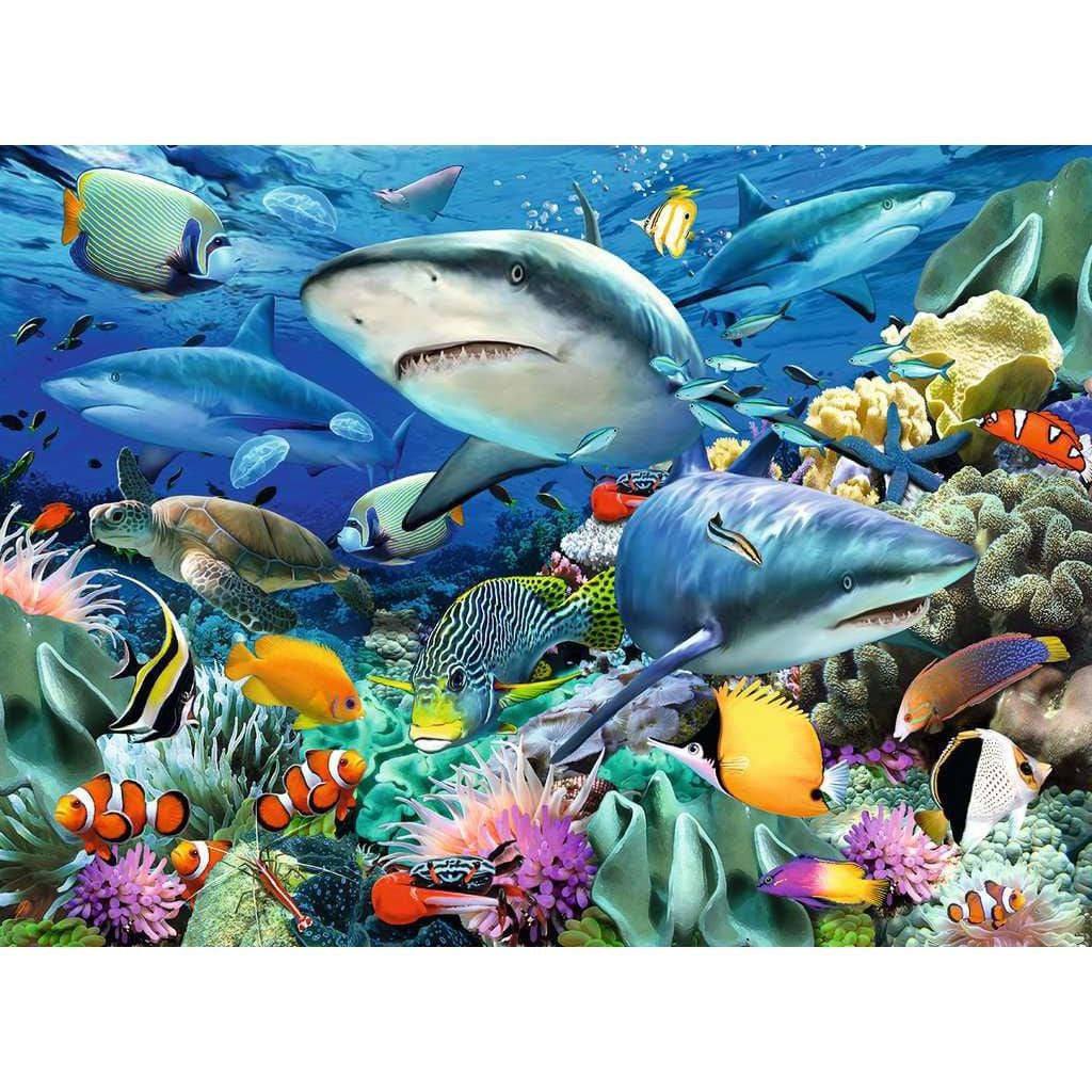 Ravensburger Wild Life Puzzles Shark Reef 100 Piece Puzzle