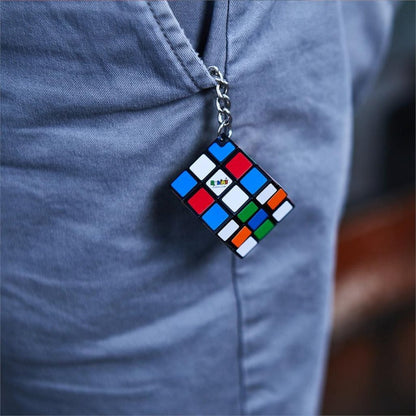 Rubiks Brain Teaser Games Rubik's Cube 3x3 Keychain