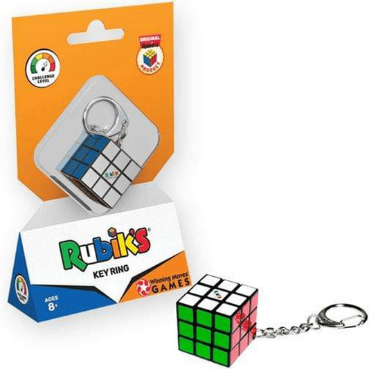 Rubiks Brain Teaser Games Rubik's Cube 3x3 Keychain