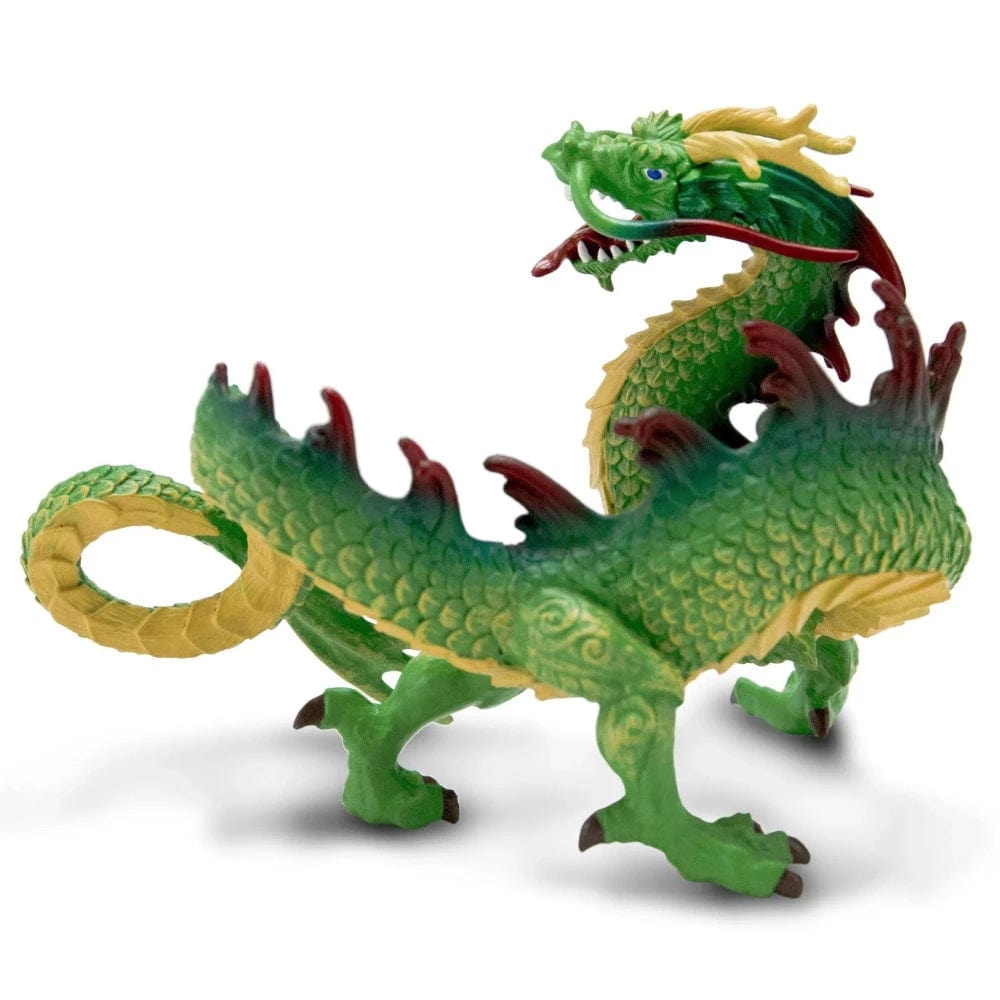 Safari Ltd Miniature Dragons 100822 Green Chinese Dragon