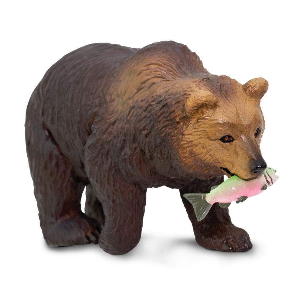 Safari Ltd Miniature Woodland WildLife Default 281929 Grizzly Bear